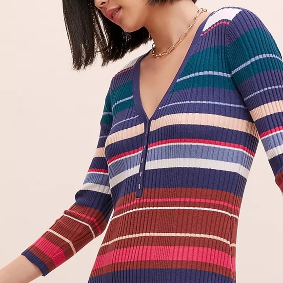 Anthropologie Lindsey Ribbed Maxi Dress - Picture 5 of 9